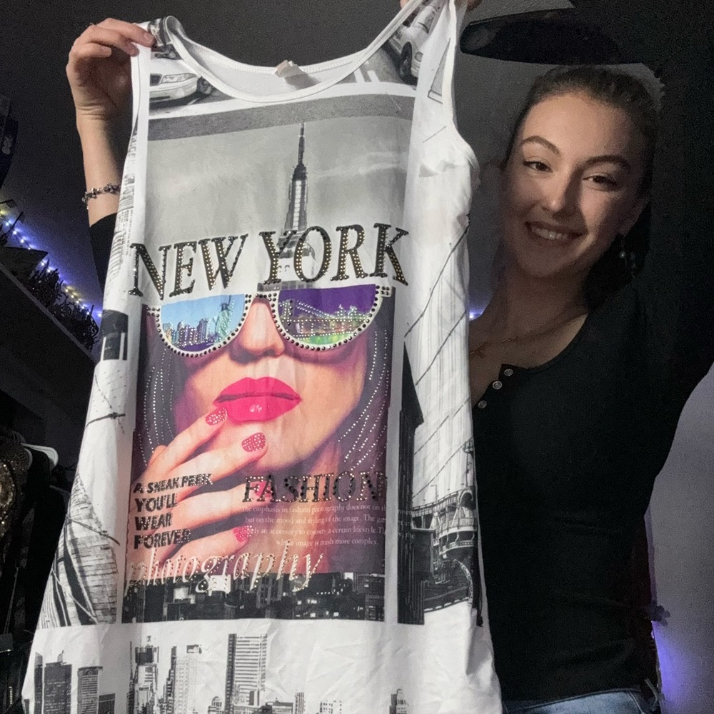 White New York dress